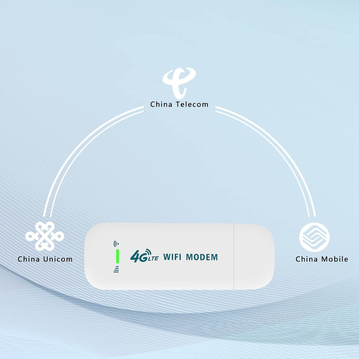 VSVABEFV 150Mbps 4G Portable Sim Hotspot WiFi Dongle Unlocked Mobile Wireless Network Hotspot Device LTE Modem Router
