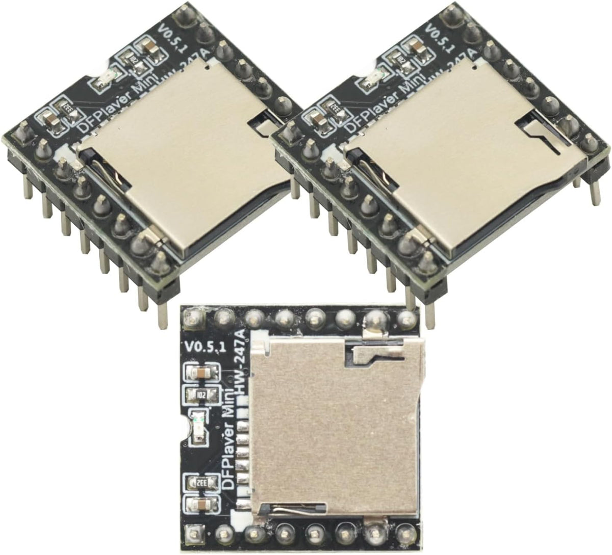 GODIYMODULES 3pcs mp3 MP3 Mini Player U Disk TF Card Mini Player Audio Voice Module Board for Arduino DFPlay Mini Audio