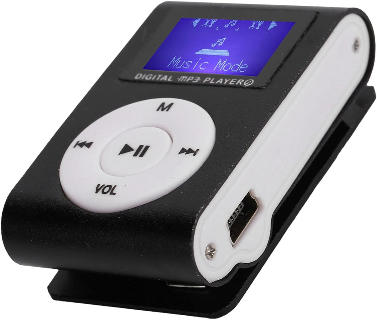 GOTOTOP 32GB MP3 MP3 Player, Portable Digital Music Player with Headphones and USB Cable, Sports Mini LCD Mini Screen