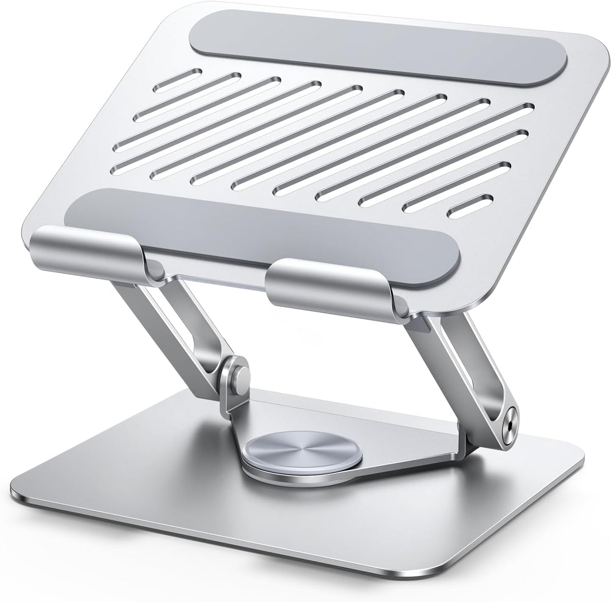 UGREEN 360 13 12 11 5 4 3 Tablet Stand Holder for Desk with Rotating Base Aluminum Dual Rod Support Adjustable Home