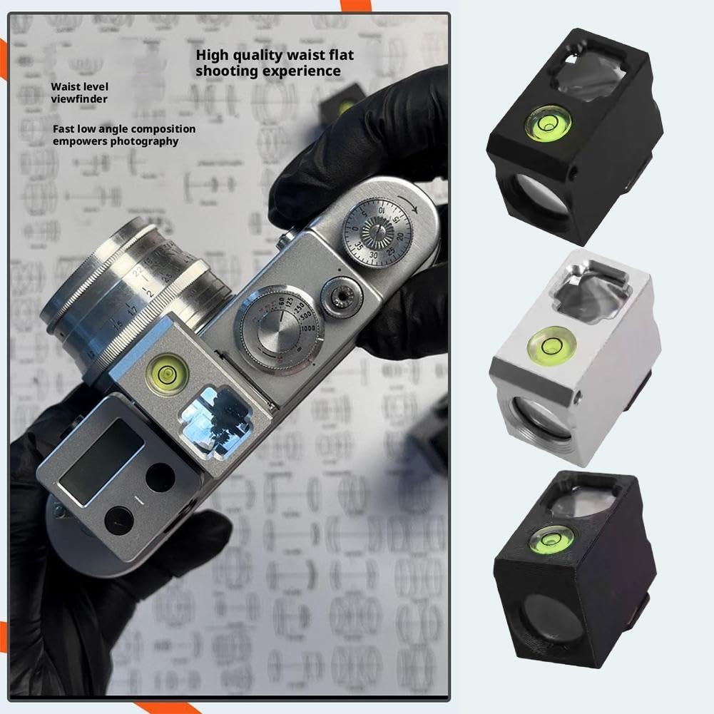 Generic Waist Level Viewfinder, Optical Waist Level Viewfinder External Viewfinder, Cold Boot Mouth Hot Shoe Cover