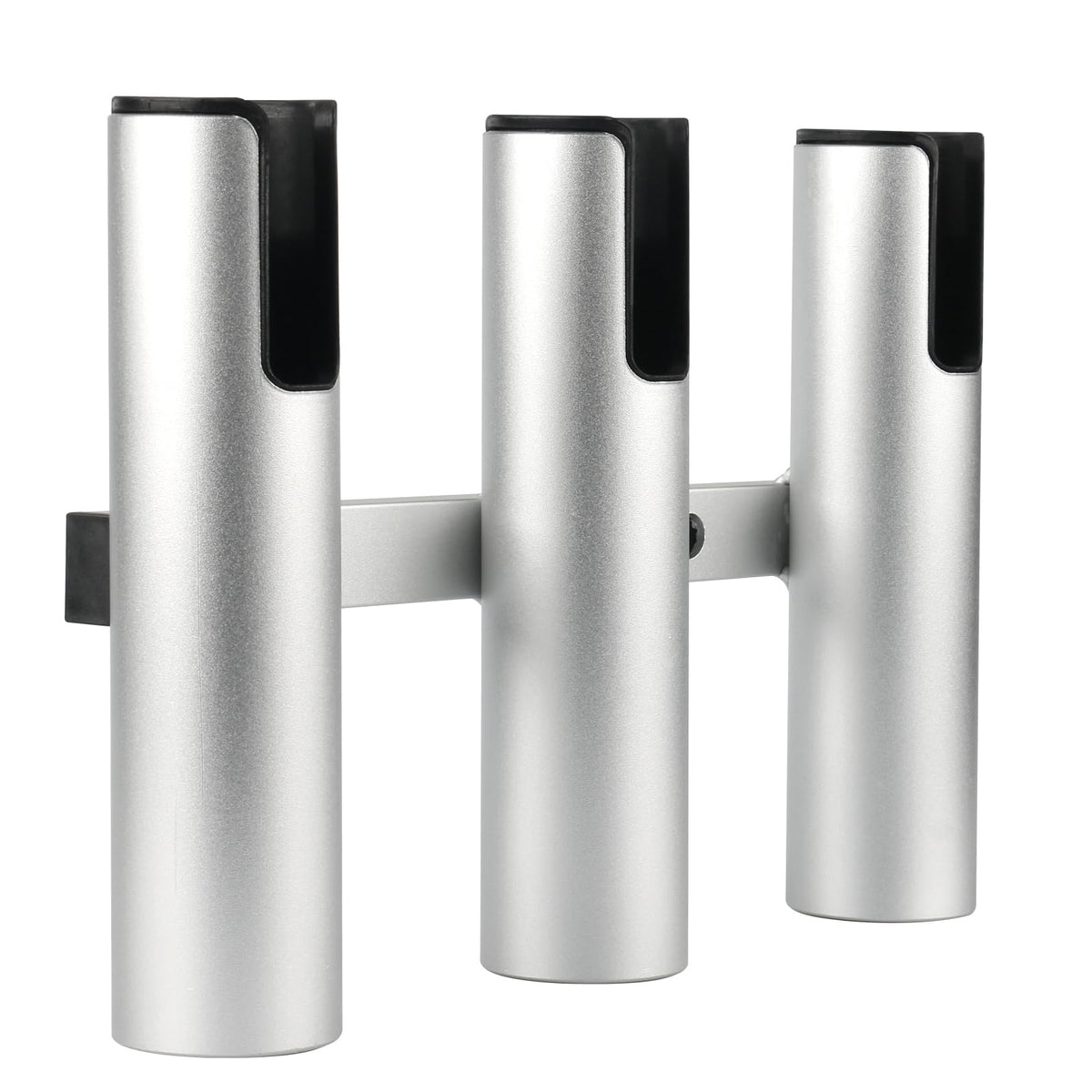 Marinebaby Fishing Boat Rod Holder Aluminum,3 Link Tube Aluminum Rod Rack, Suit Boats & Yacht