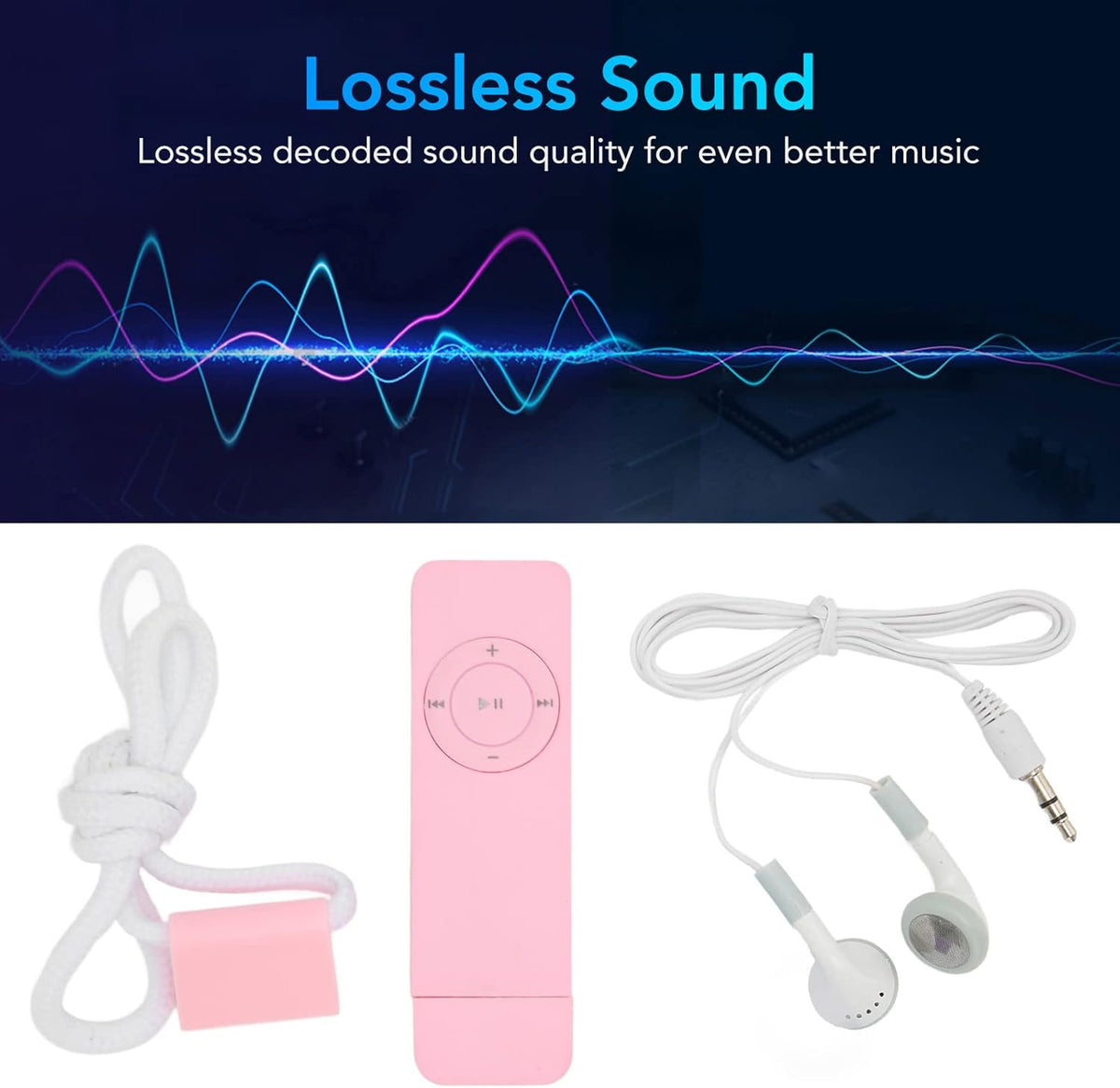 Generic Mp3 64GB Mp3 Mp3 Player, Music Player Lossless Sound Support Up to Mini Music Player Player Mini Player
