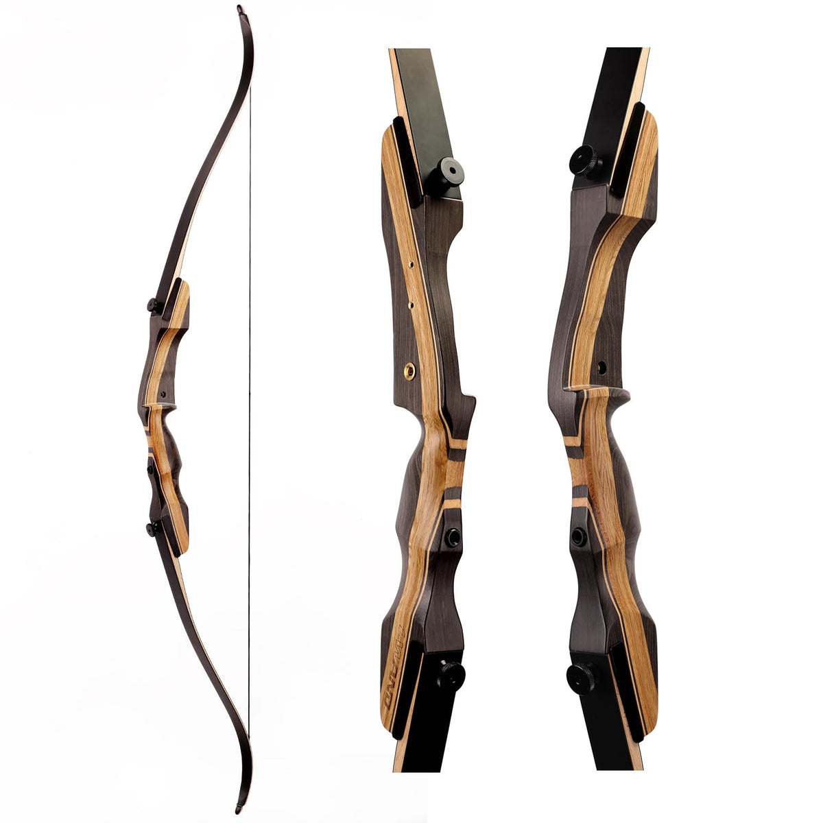 LWANO Archery Takedown Recurve Bow 62", Right Handed, 25-50 Lbs