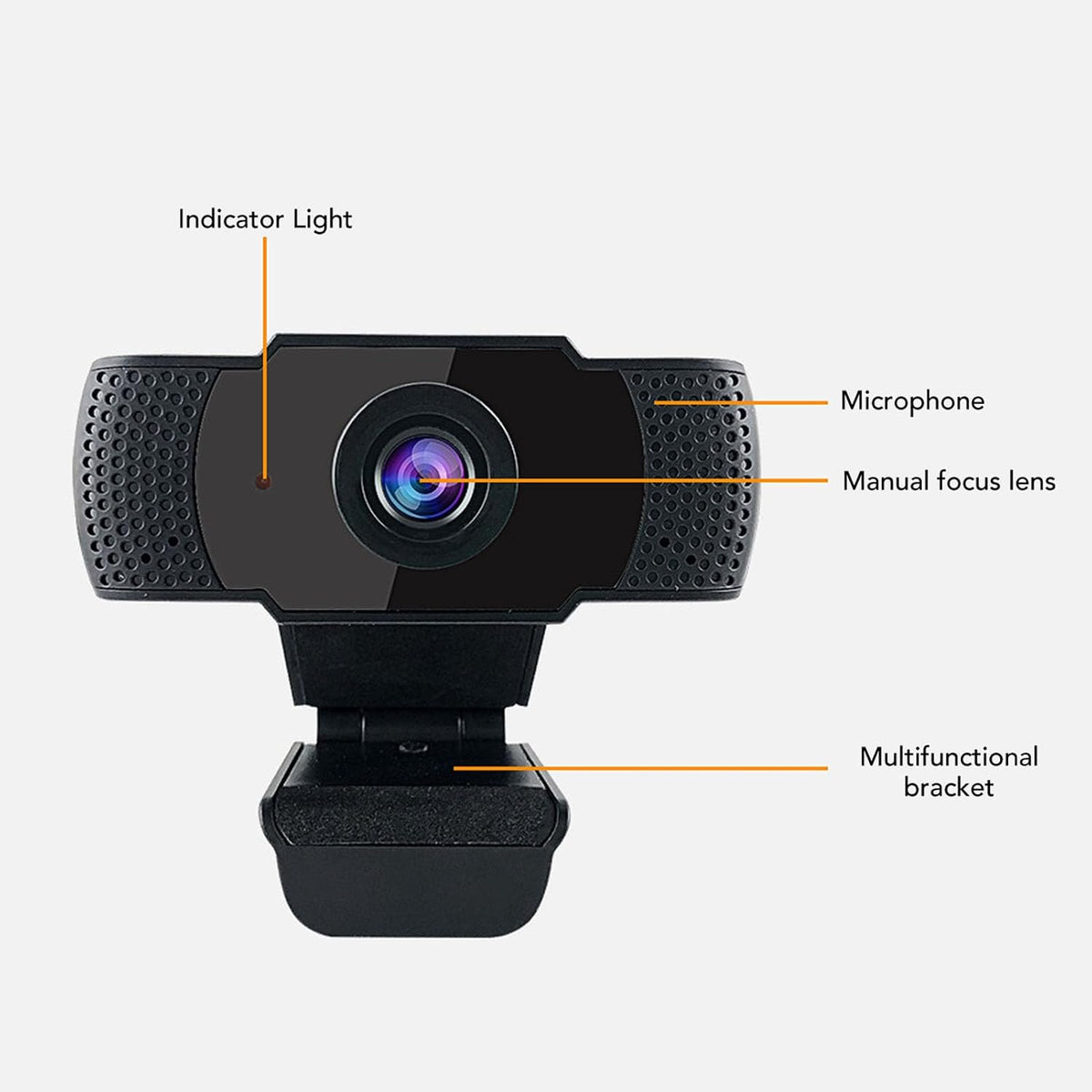 Goshyda 4K USB Webcam with Beauty Enhancement for Streaming and Meetings