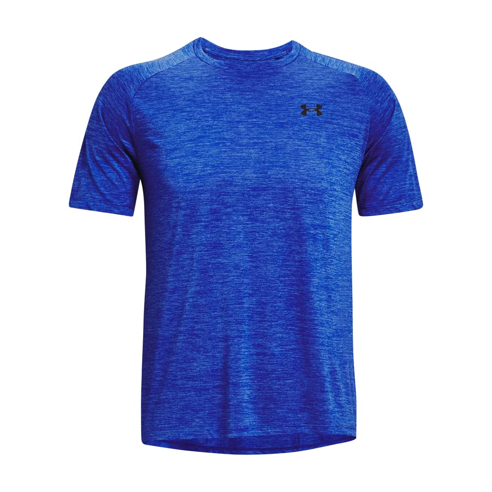 Under Armour Men's Tech 2.0 Short-Sleeve T-ShirtDISC, (486) Versa Blue / / Black, Large Tall