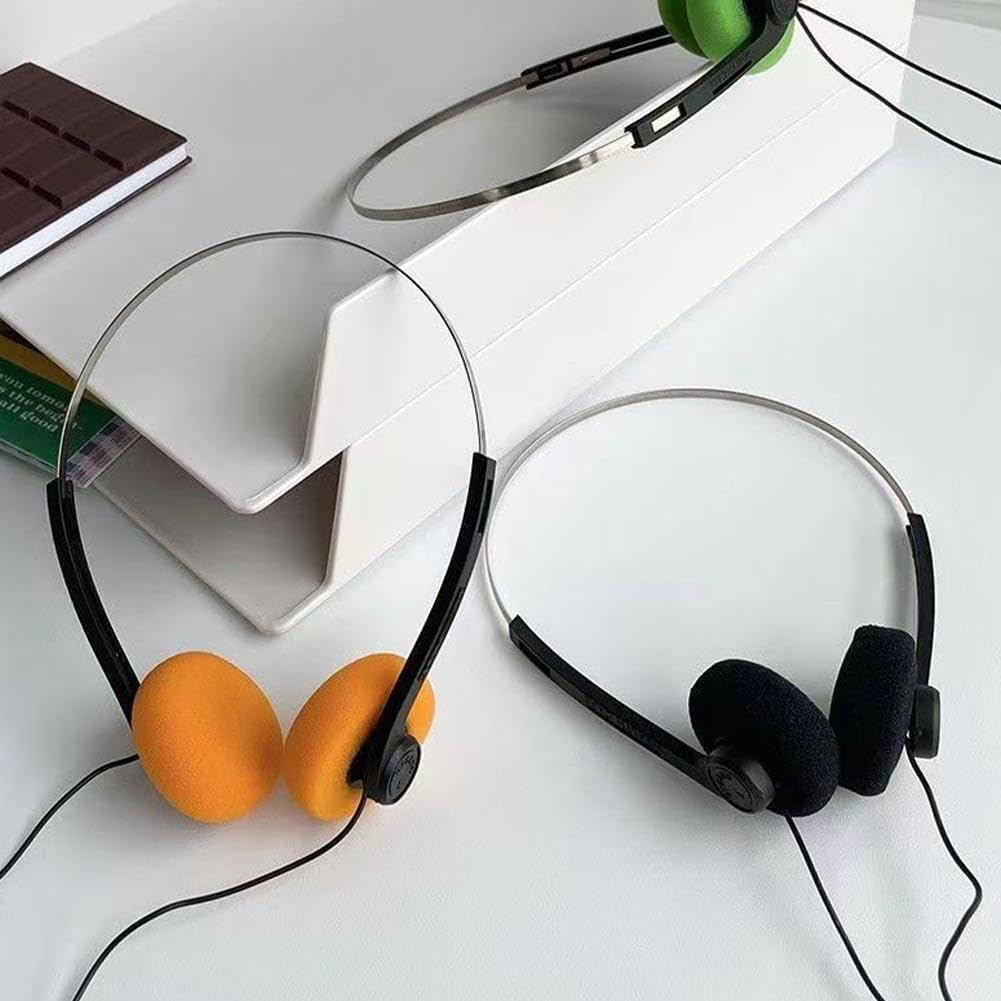 GOUDOGEDC Headset,Headphone,for Retro Over-Ear Headphone,Vintage Feelings Underwire Headphones,Retro Lightweight