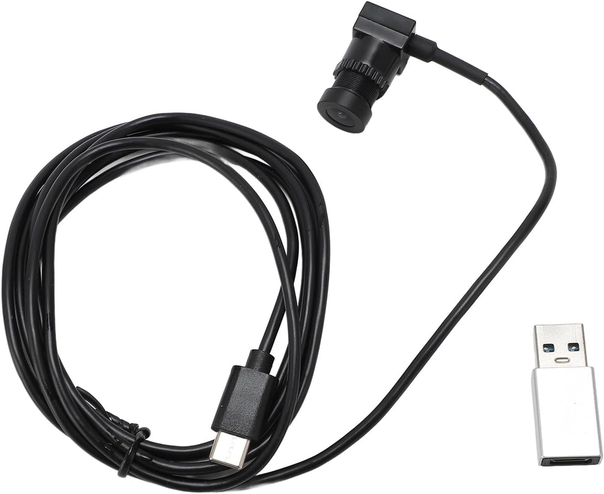 Zopsc 1080P 30FPS USB C Webcam with Microphone, Auto Low Light Correction, Plug and Play Camera for Laptop/Smartphone.