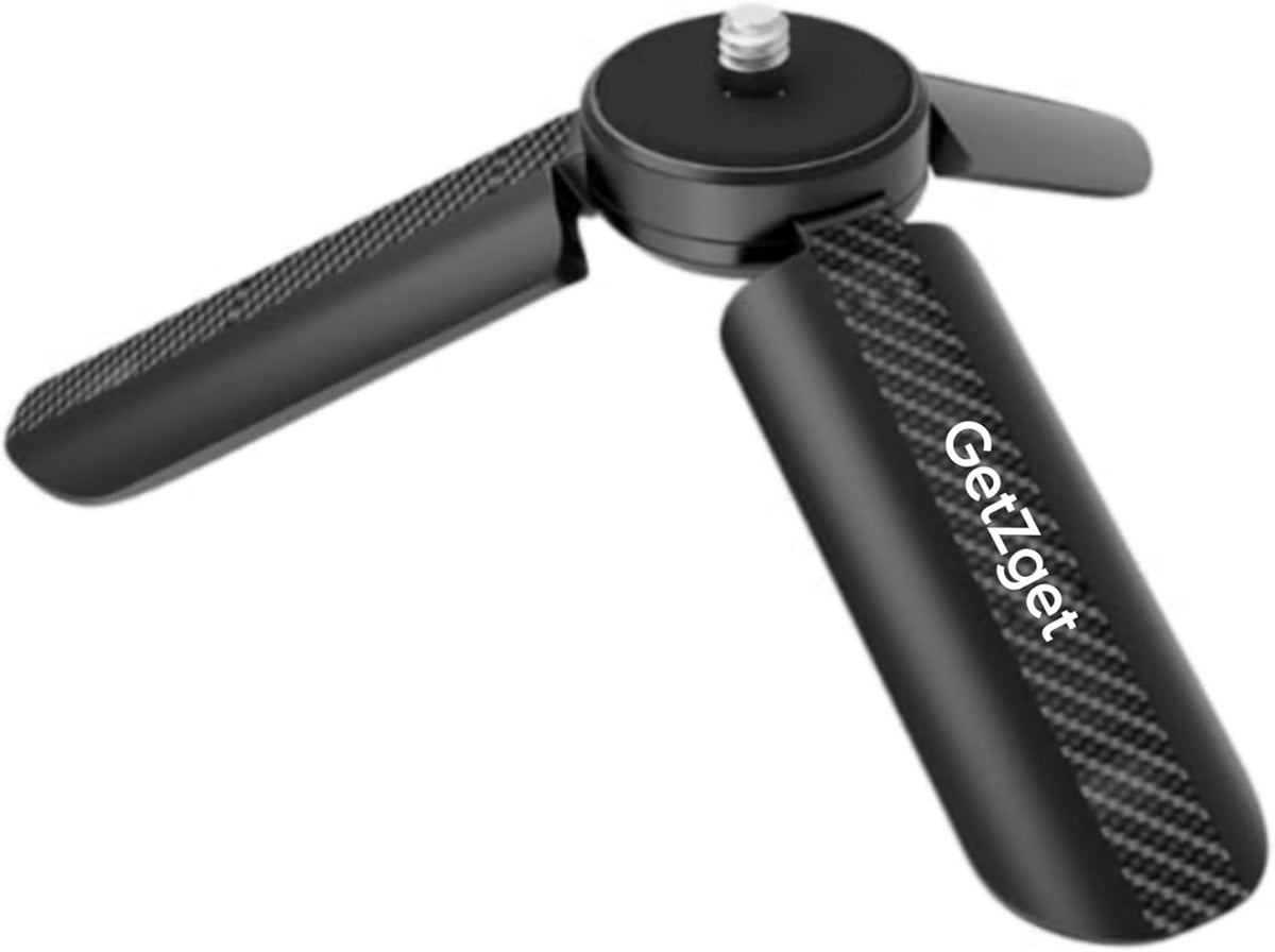 GetZget 3/ 2, 4/3, Insta360 X2/ X3/ X4, Mini Tripod Desktop Stand Extension Holder Compatible with DJI OSMO Pocket