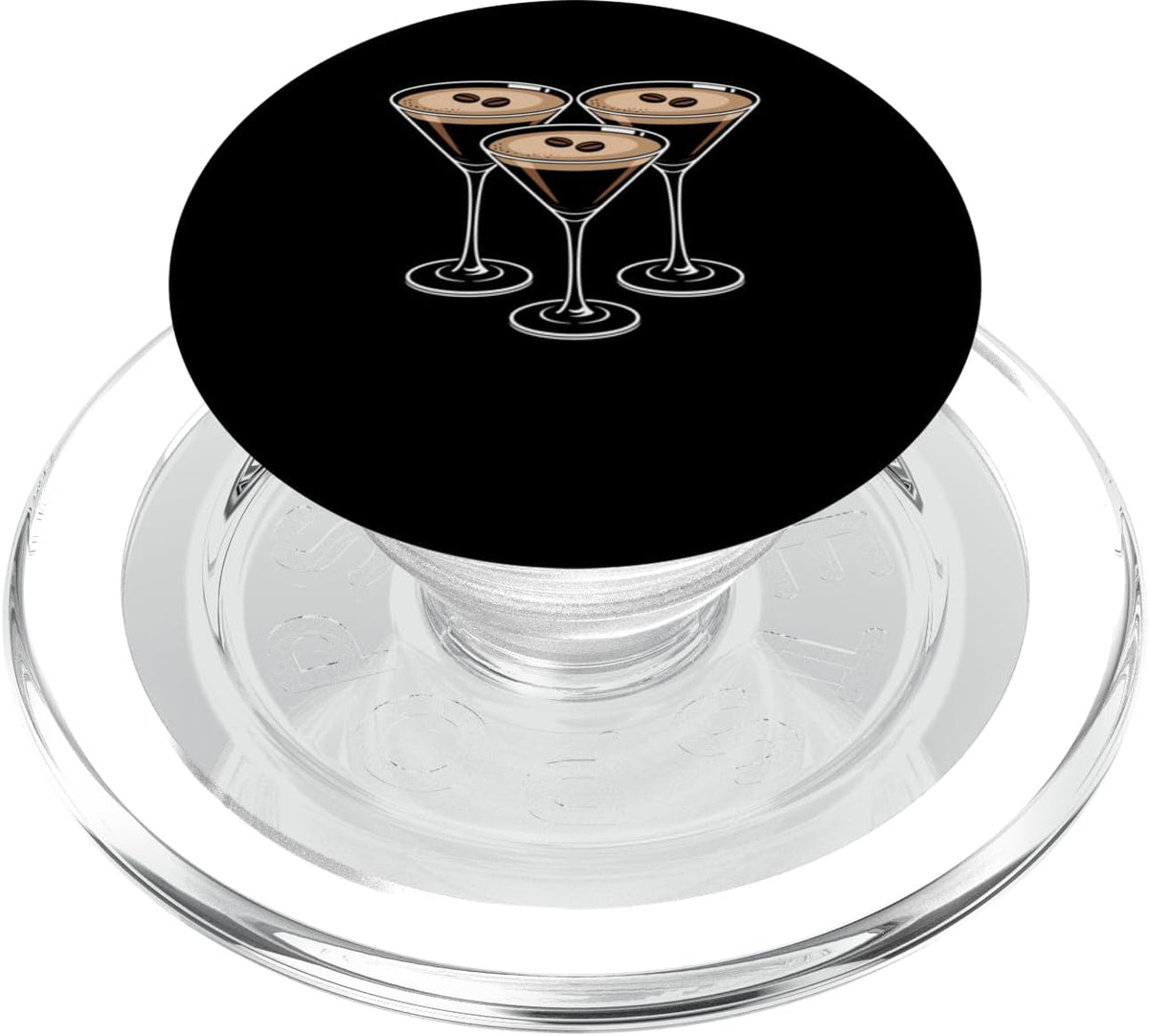 Cocktail Hour Studio Watercolor Cocktail Trio Minimal Bar Cart Aesthetic PopSockets PopGrip for MagSafe