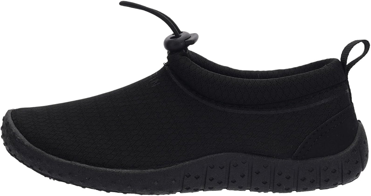 WHITIN Water Shoes for Little Kids Aqua Barefoot Swim Sneakers Beach Minimalist Size 1 Boys Girls Zero Drop Outdoor Surf Boating Kayak Sand Walking Socks All Black 31