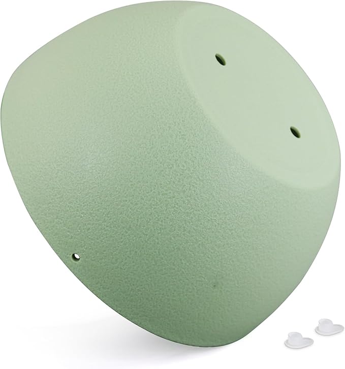 8 inch Small Hanging Planters Plant Pots for Indoor Outdoor Plants, 2 Pack Hanging Flower Pots with Drainage Holes and Chain for Garden Porch, Plastic Hanging Baskets for House Plants, Green