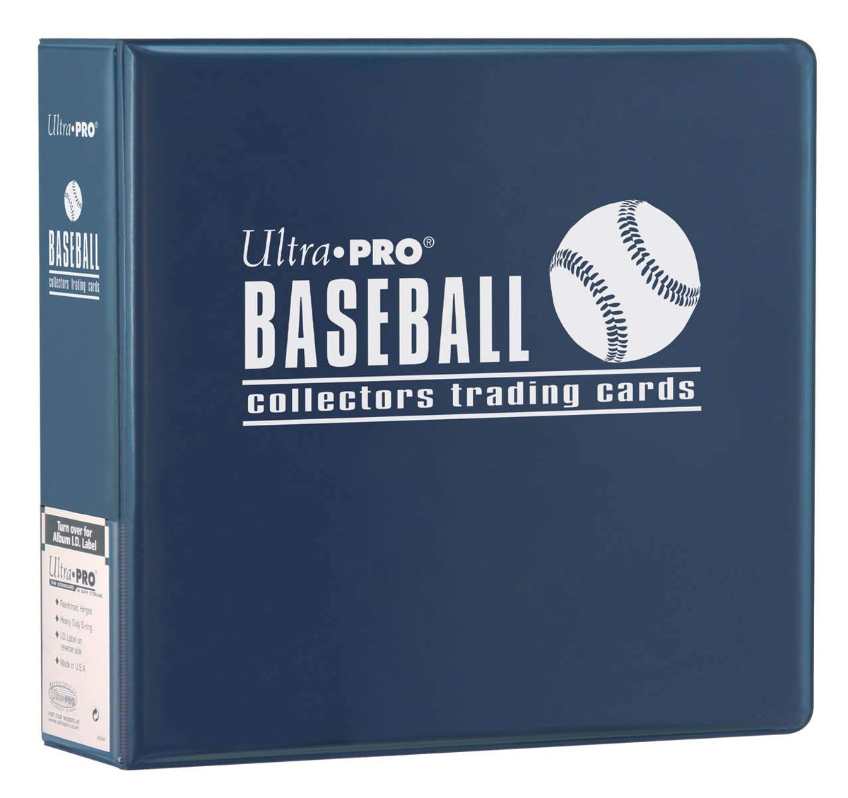 Ultra PRO - 3" Baseball Card Album (Blue), Trading Sports Card Collector Protection Storage Album Binder Memorabilia