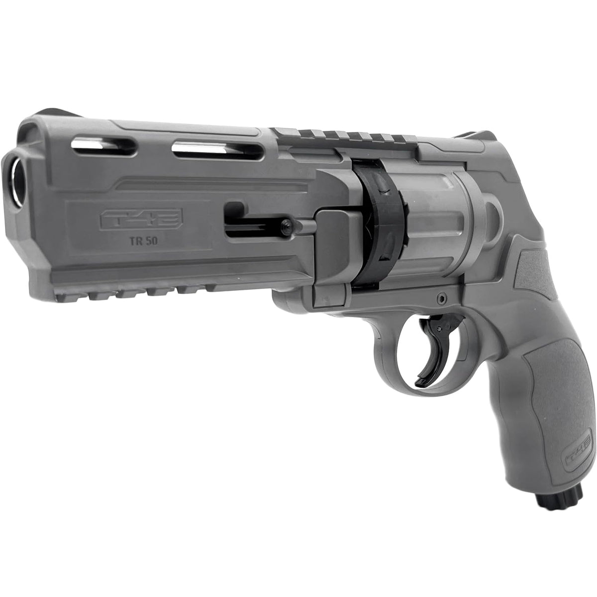 Umarex T4E TR50 Revolver .50 Caliber Training Pistol TR 50 Paintball Gun Marker, Combat Gray