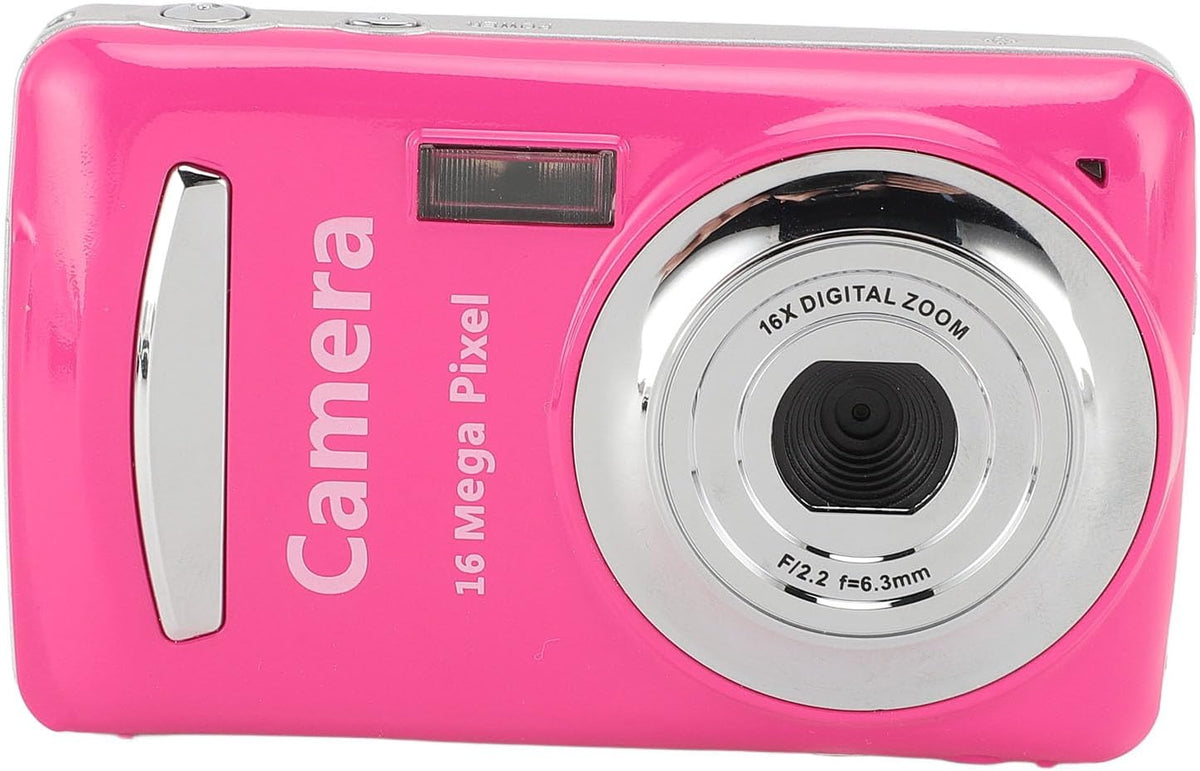 GOWENIC 16X 16MP 1080P 2.4 Inch Digital CCD Camera Zoom, Auto Focus, Screen with Screw Hole, Portable Travel Camera