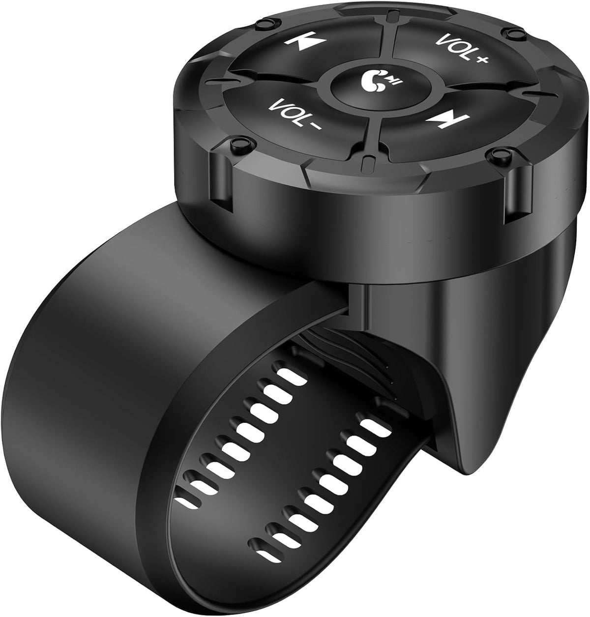 GLOBELEC Bluetooth Media Button Remote Control,Adjustable Direction Waterproof Controller,Remote Selfie Music Control