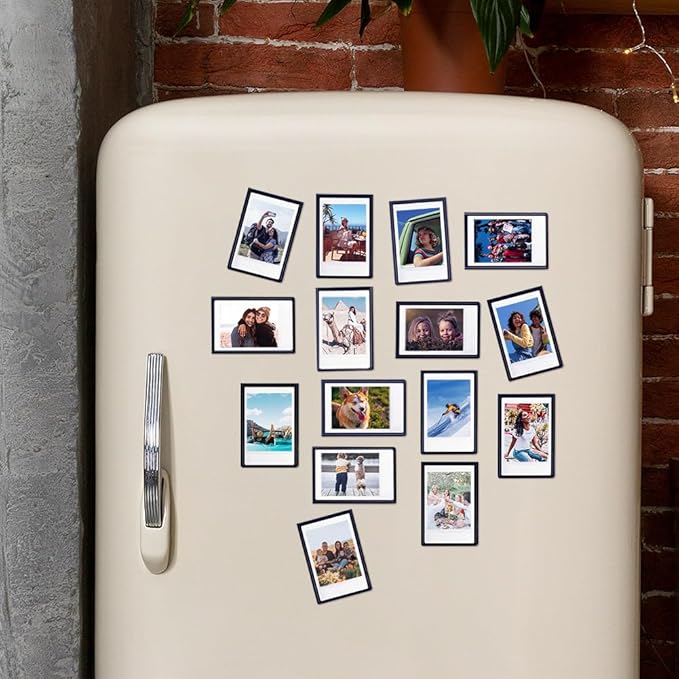 Orga'Neat 2x3 Magnetic Photo Frame Refrigerator for Fujifilm Instax Mini Instant Film, Magnet Picture Frames for Fridge Small Picture Holder for 8.6cm*5.4cm Picture -10 Pack
