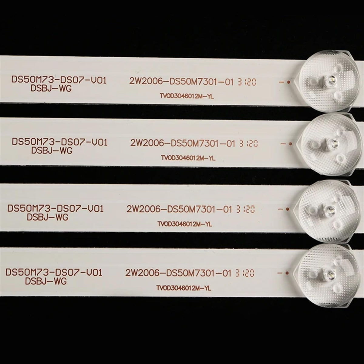 UFDIPLMY 3TV DS50M73-DS07-V01 49inch 50 Inch Aktv505 2W2006-DS50M7301-01 10pcs(1TV)) LED Backlight Strip Compatible