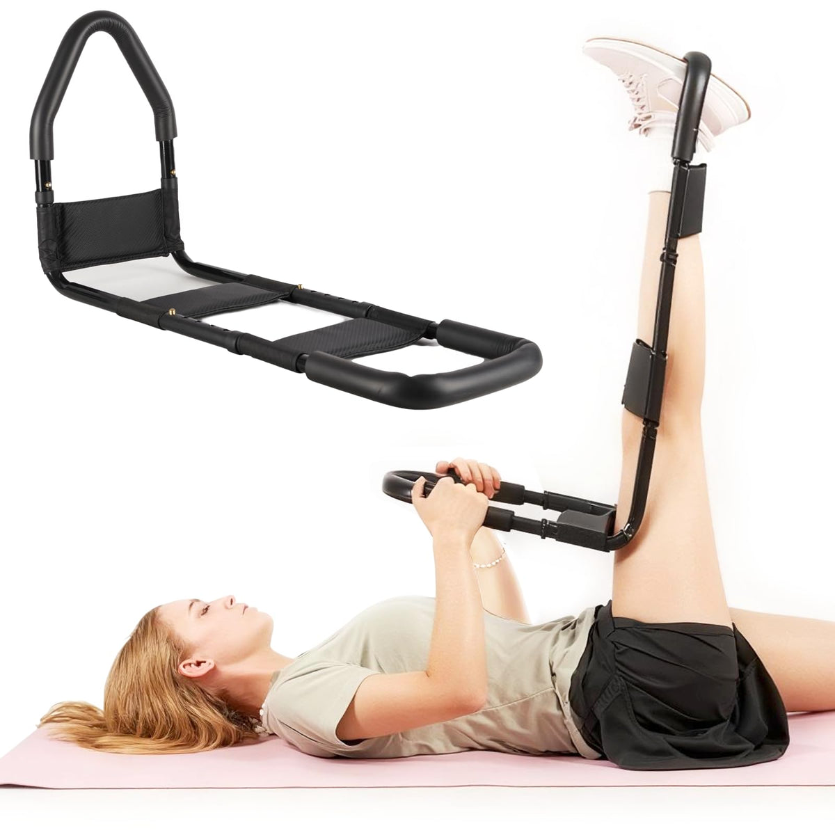 Whiidoom Hamstring Stretcher, Knee Extension Device, Adjustable Lower Back Stretcher, Calf Stretcher, Leg Stretcher and Hip Stretcher for Knee Pain Relief