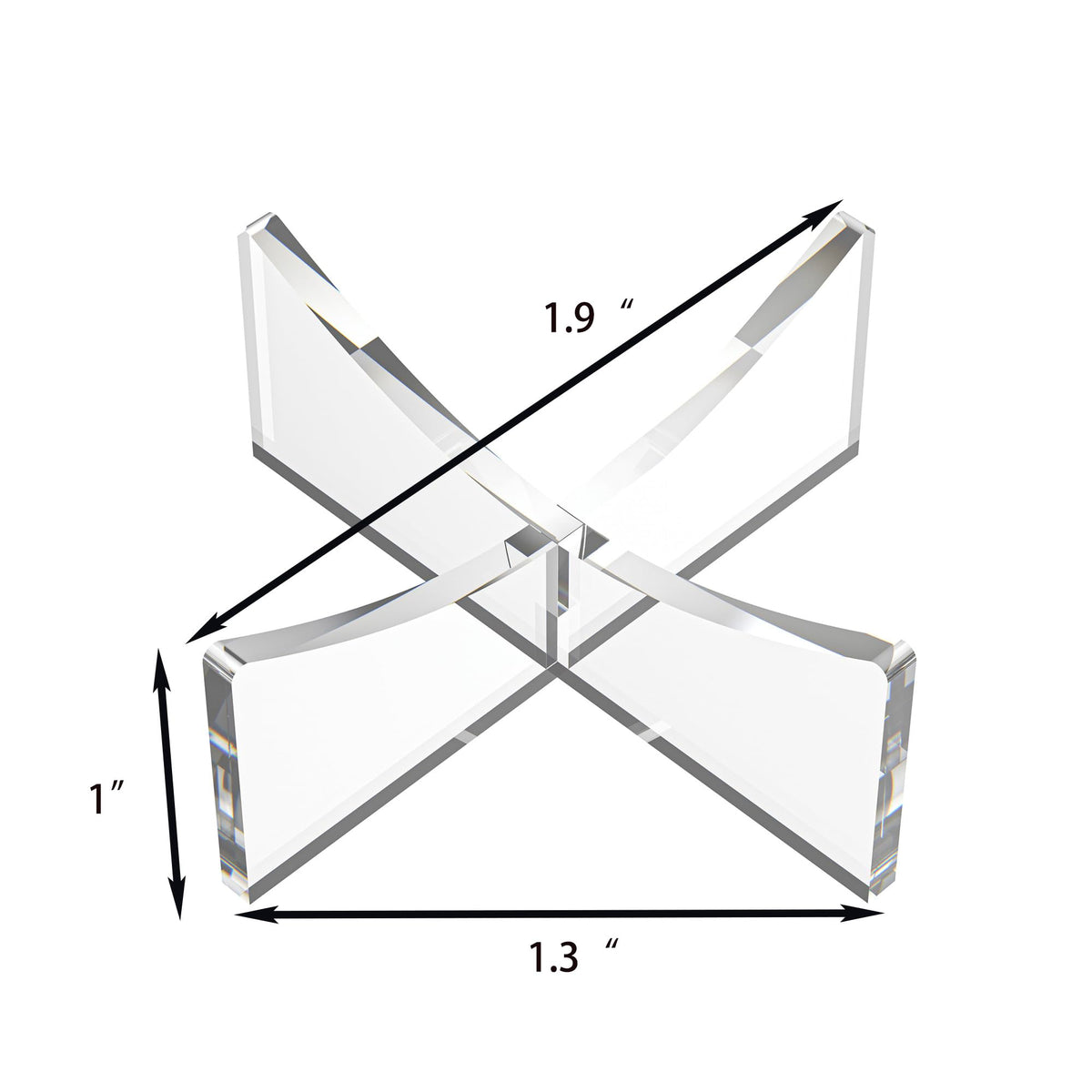 UoYeet Ultra-Clear Acrylic Sports Ball Display Stand (3-Pack), Thick Shatterproof Holder for Softball, Baseball, Golf Ball & Memorabilia – Small Size 1.97 x 1.1 inch