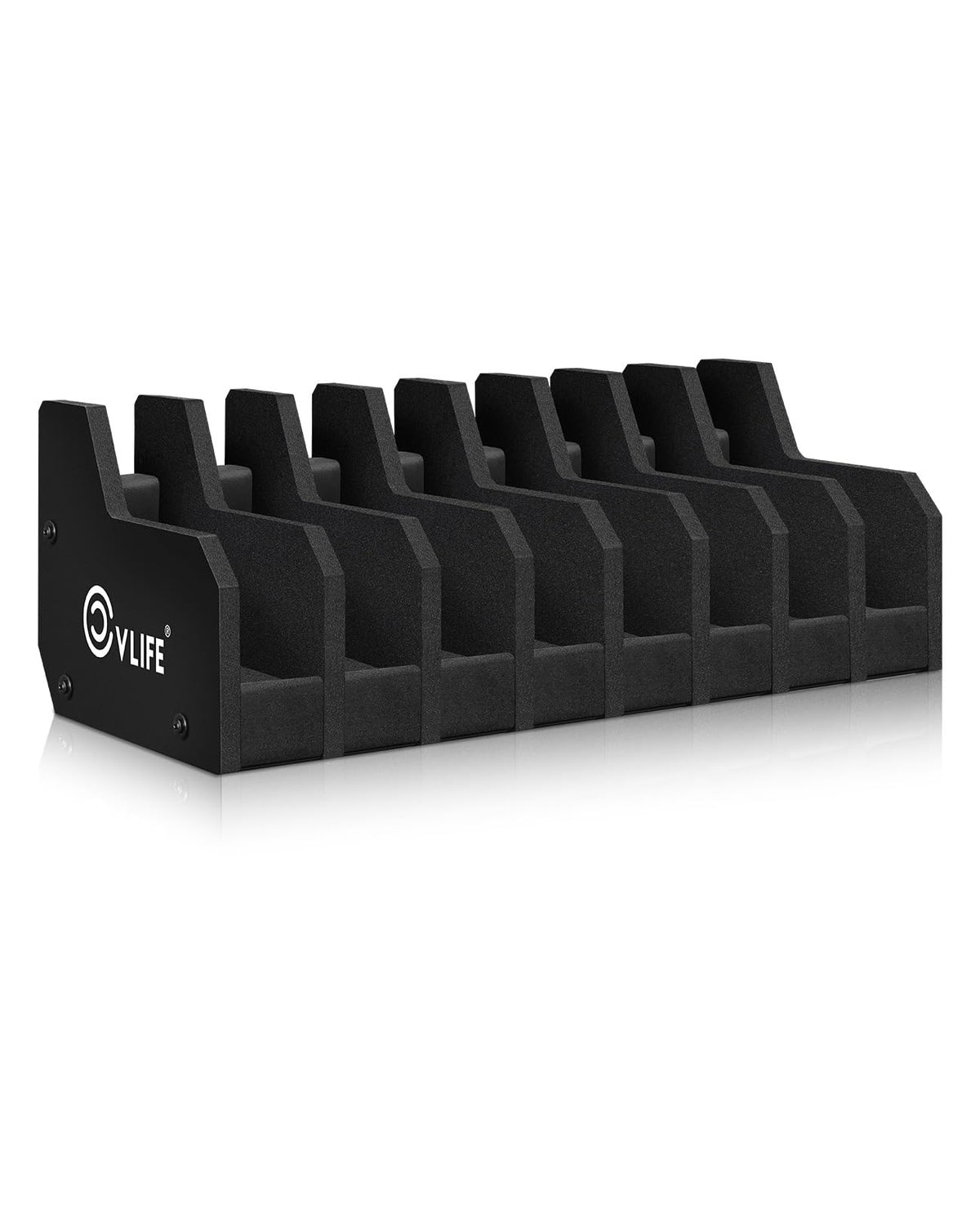 CVLIFE Foam Handgun Holder for Gun Safe Cabinet Accessories - 8 Slots Pistol Rack Stand