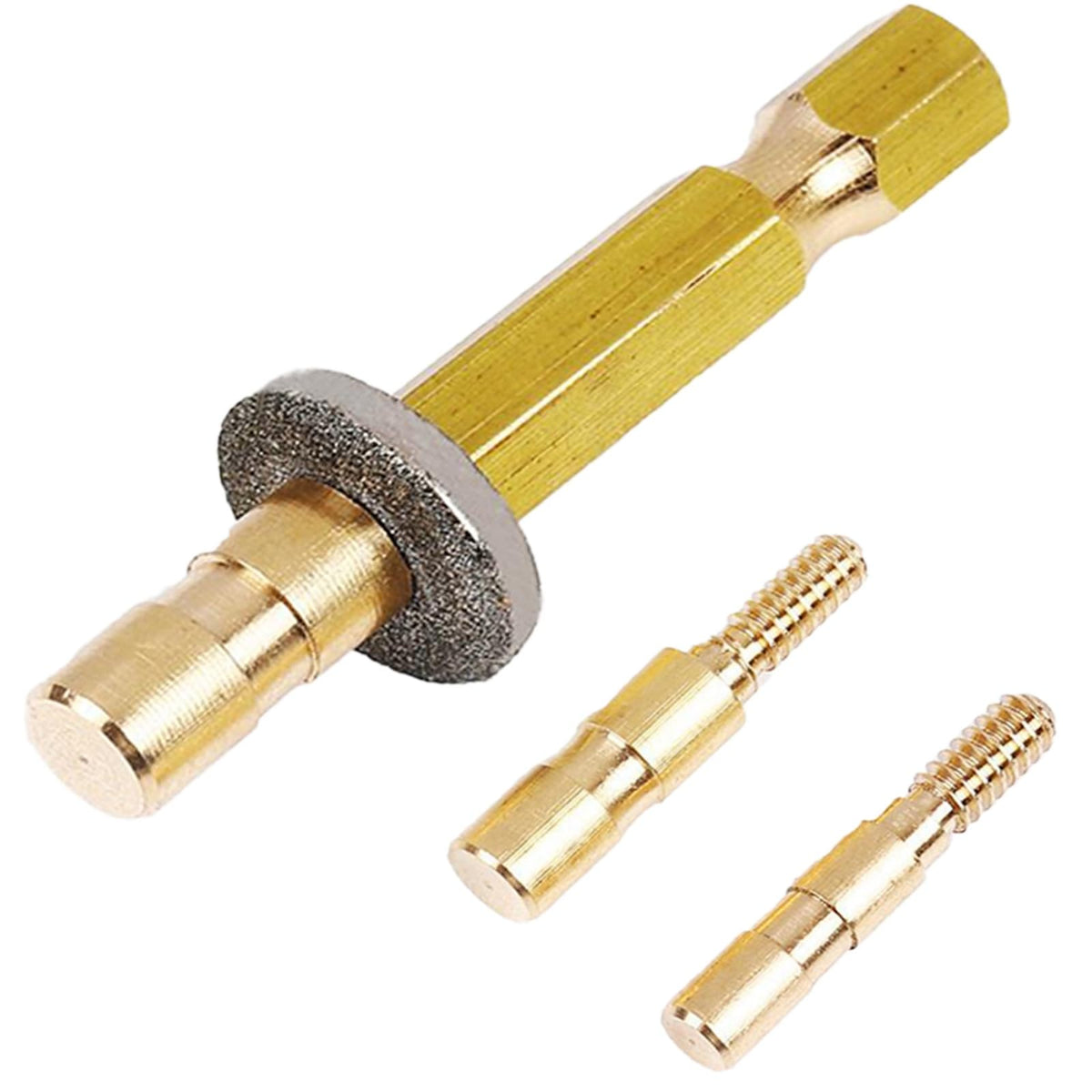 XENVOXI Arrow Squaring Tool, Precision Bow Tuning, Arrow Saw, Flat-Grinding Machine Set, Gold