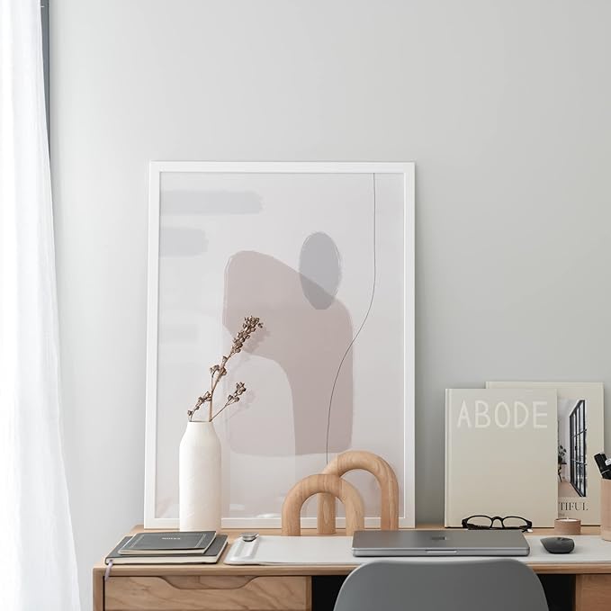 PEAKOLY Wood Arch Decorative Objects - Modern Bookshelf Decor, Coffee Table Sculpture, Floating Shelf Decor Accents, Japandi Home Decorations for Side, Console and Entryway Table