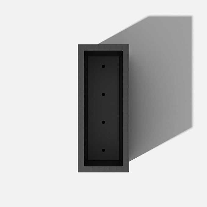 Veradek Block Series Span Plastic Planter - Tall Rectangular Planter for Indoor or Outdoor Patio/Porch | Durable All-Weather with Removable Insert Bucket | Modern Design for Plants, Flowers, Garden