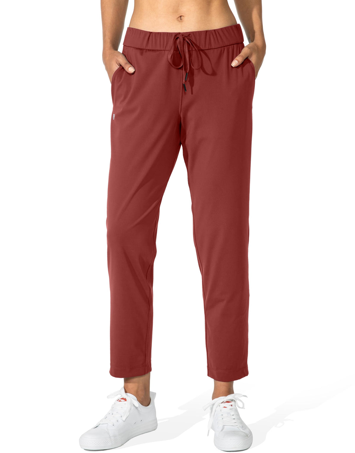 G Gradual Women's Pants 2 Deep Pockets 7/8 Stretch Sweatpants for Women Golf Athletic Lounge Work, Savannah, 3XL