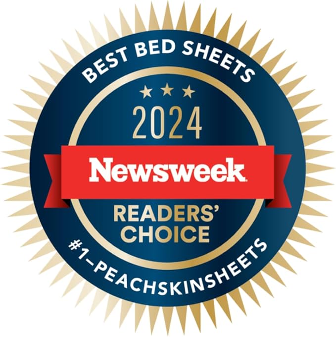 PeachSkinSheets Night Sweats: The Original 1500TC Soft Super Full/XL Full Oversized Comforter Set Classic White