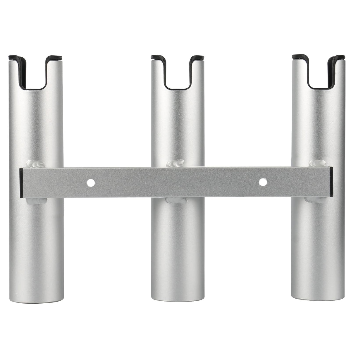 Marinebaby Fishing Boat Rod Holder Aluminum,3 Link Tube Aluminum Rod Rack, Suit Boats & Yacht