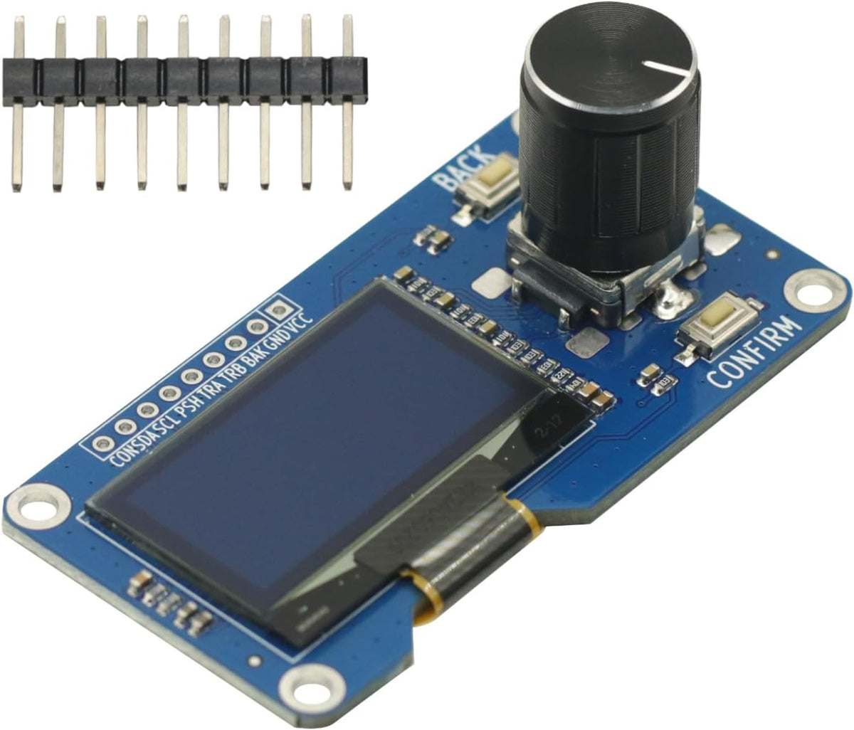 GODIYMODULES 1.3 inch EC11 White OLED Display Screen Combined with Rotary Encoder Module IIC Interface for arduino