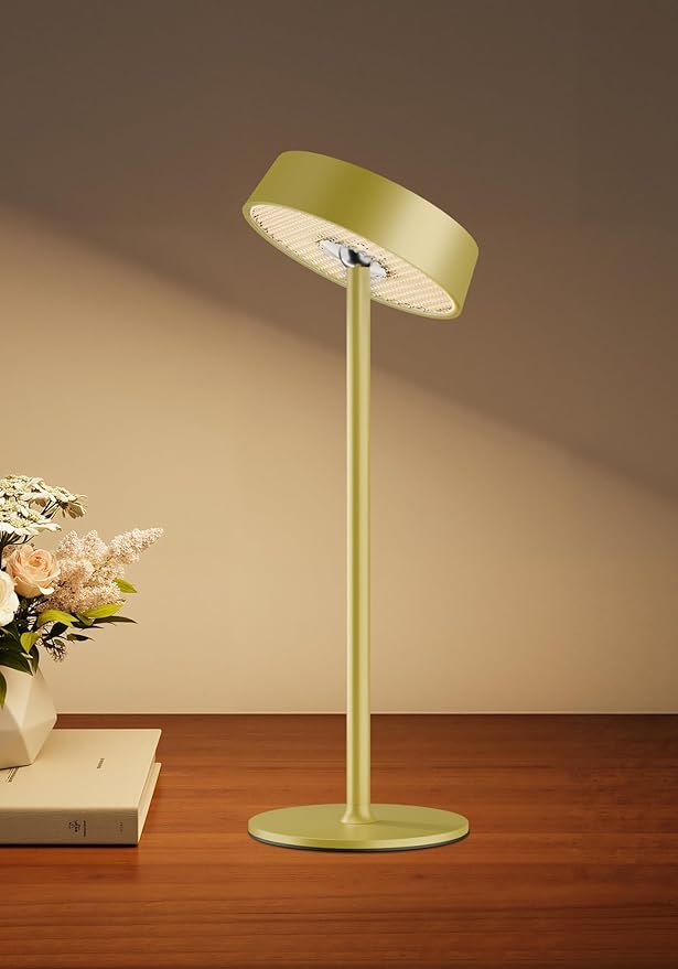 Cordless Lamp, Outdoor Waterproof, Dimmable Touch Control 3 Color Temperature, Battery Operated Portable, RGB, LED Memory Function, Rechargeable Table Lmap, Desk Lamp, Patio Dinning Restaurant Kitchen