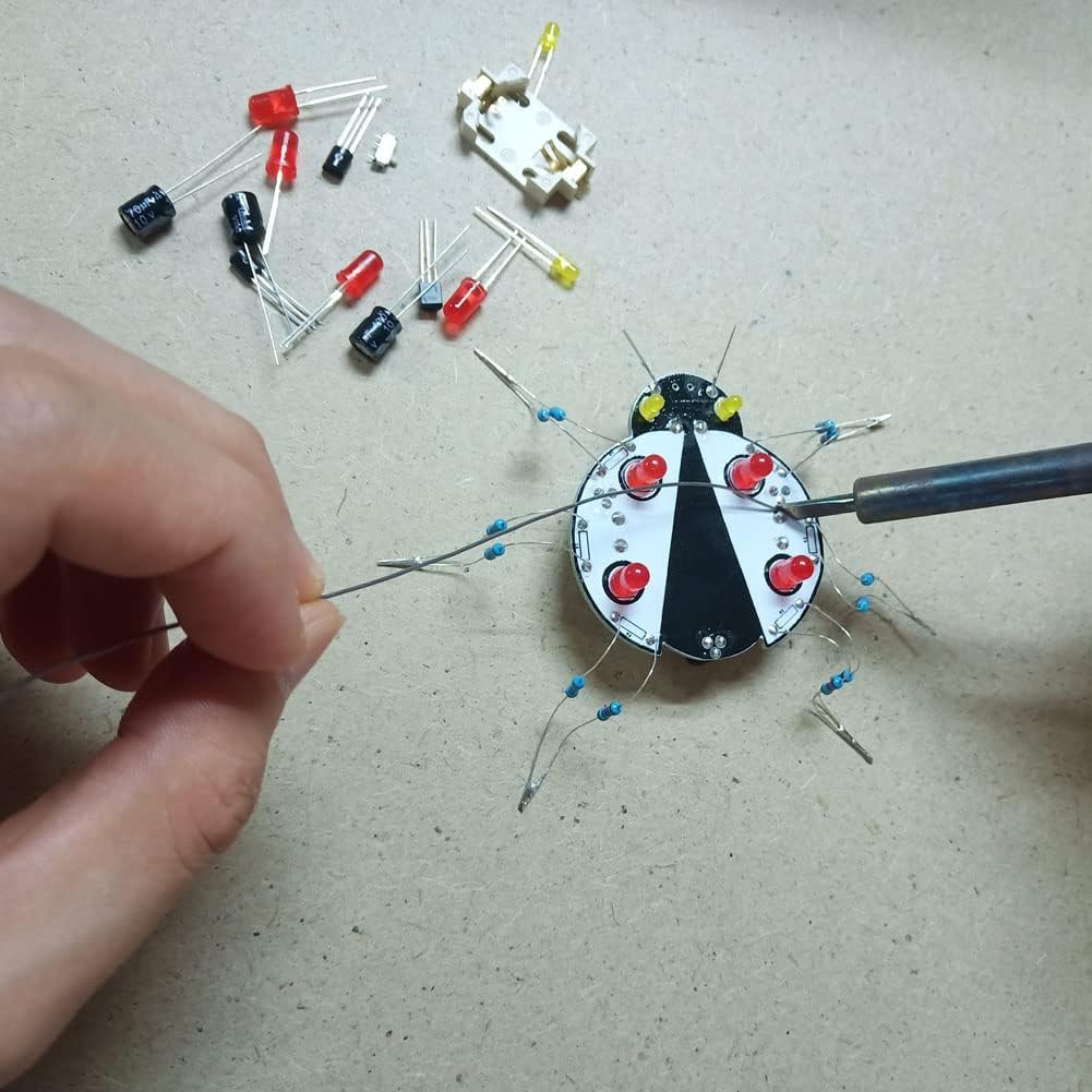 GK1021 Gikfun Ladybug Electronic Soldering Practice DIY Adults STEM Practice Science Project