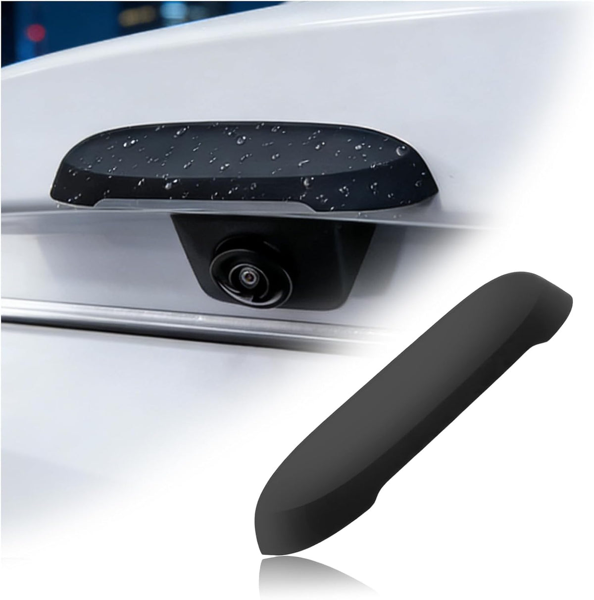 Turcee 0.63 New Car Backup Camera Rain Shield,Silicone Cars Reverse Camera Rain Cover Keeps Cameras Imaging