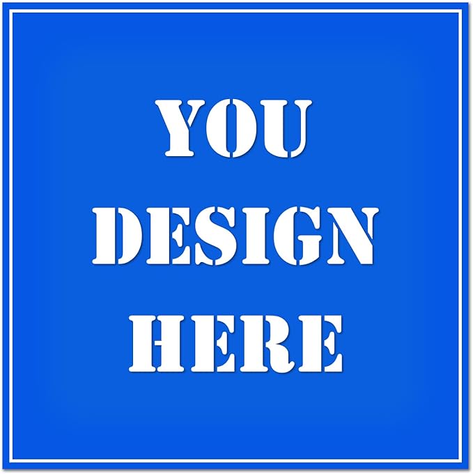 Custom Stickers for Business Logo - Personalized Labels With Any Image, Text for Birthday Party, Wedding, Thank You (Square, 3.5 Inch)