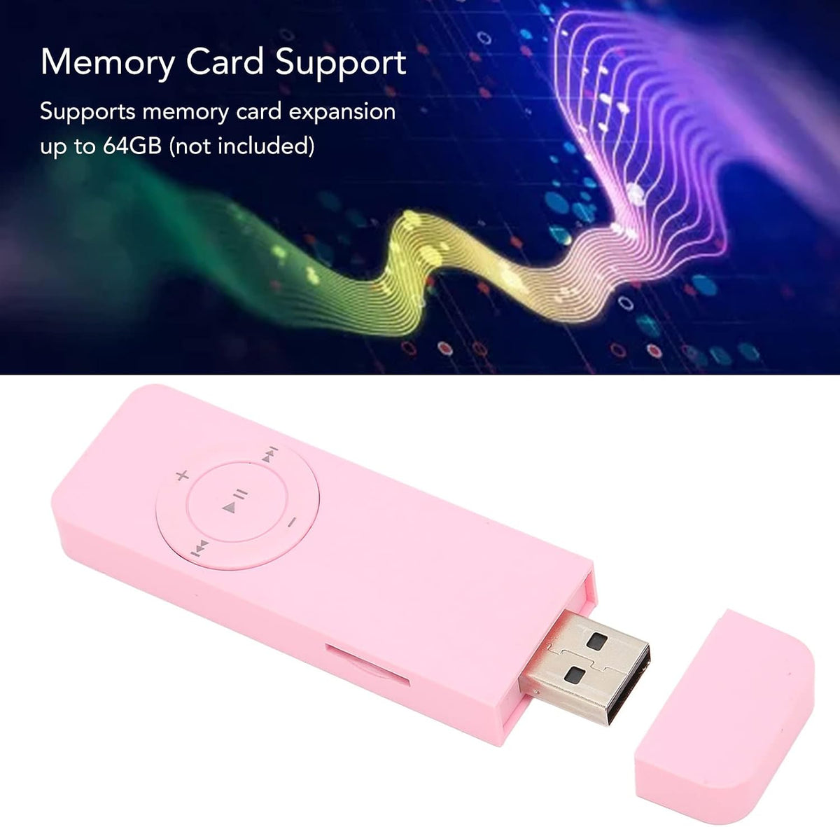 Generic Mp3 64GB Mp3 Mp3 Player, Music Player Lossless Sound Support Up to Mini Music Player Player Mini Player
