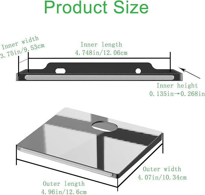 (4 Pack) Black Floating Wall Shelf, Wall Floating Shelves for Funko Pop, Action Figures,Security Cameras, Baby Monitors, Speakers or any small accessories.Weight capacity is 3lb installed by screws.