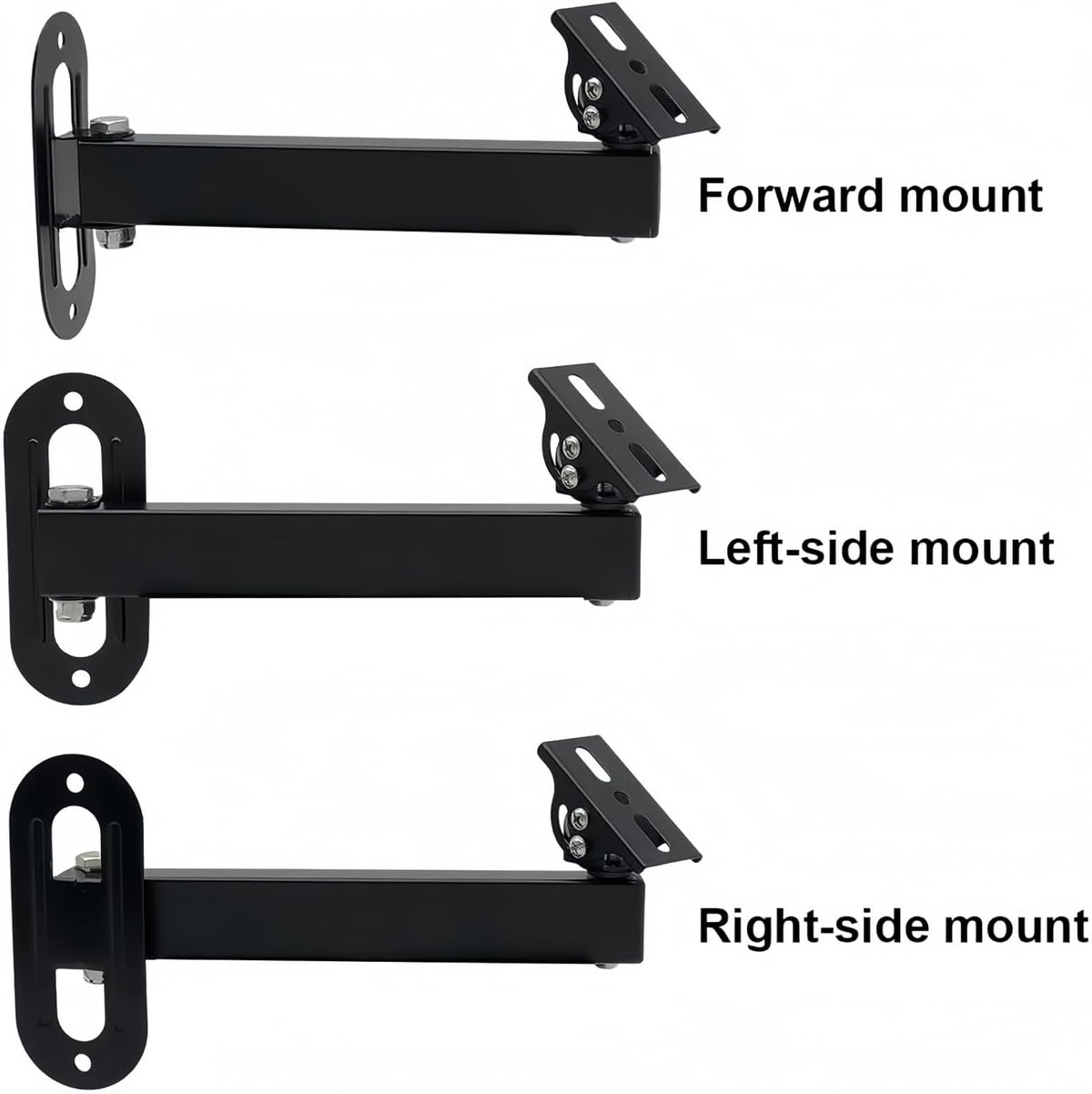 GledeYeTec 20cm 7.87" 180 Long Wall Corner Mount Bracket Arm, Long Arm Bracket Degree Rotatable Projector Wall Mount