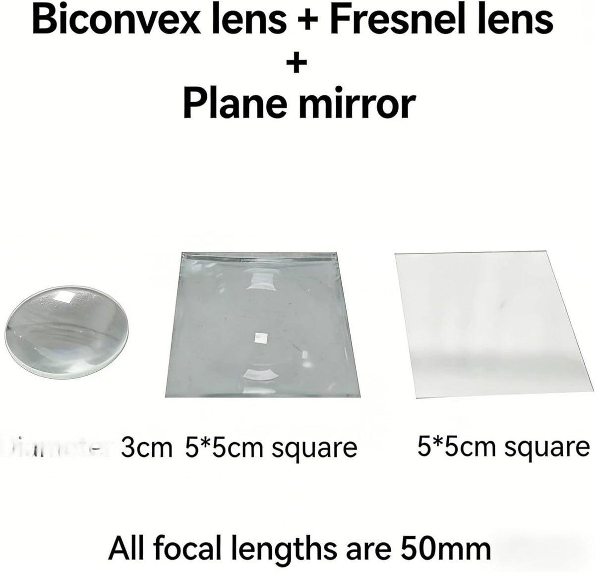 Generic Set 2.4 2.4 DIY Waist-Level Viewfinder Kit with Fresnel Lens, Portable Optical View Finder for Creative