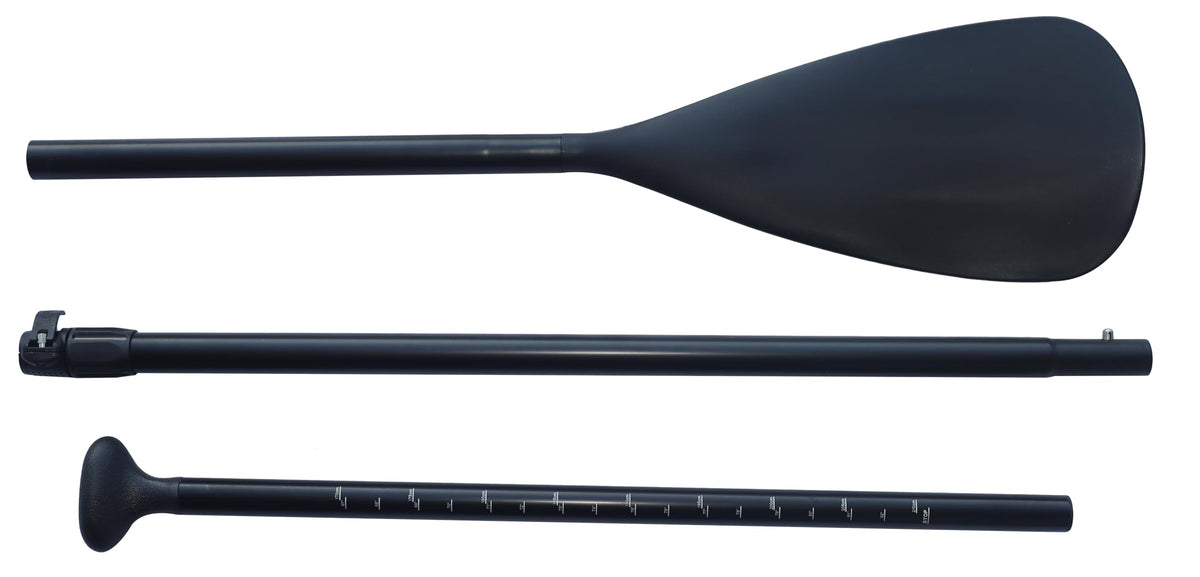 METER STAR 3-Piece Adjustable Aluminium SUP Paddle Board Paddles, Lightweight Stand Up Paddle Oars for Paddleboard, Adjustable Aluminum Alloy PU Coated Shaft 67"-83" for Surfing, Floating,Water Sport