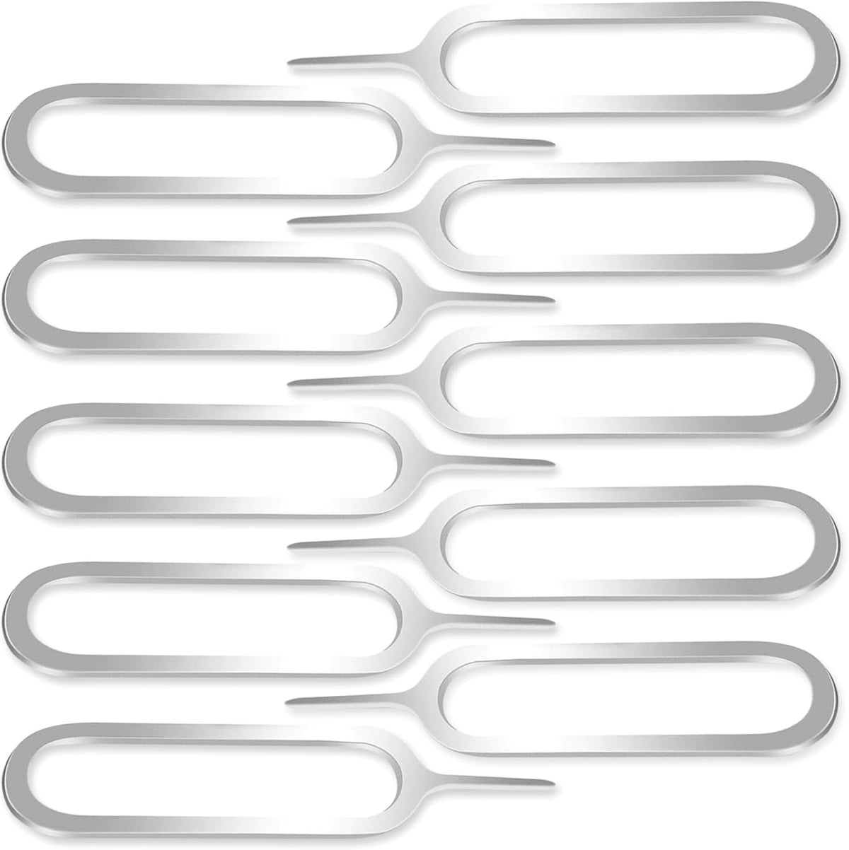 10pcs Mobi Lock Sim Card Tray Removal Tool Compatible with All Smartphones and Tablets - iPhones, Android - Samsung