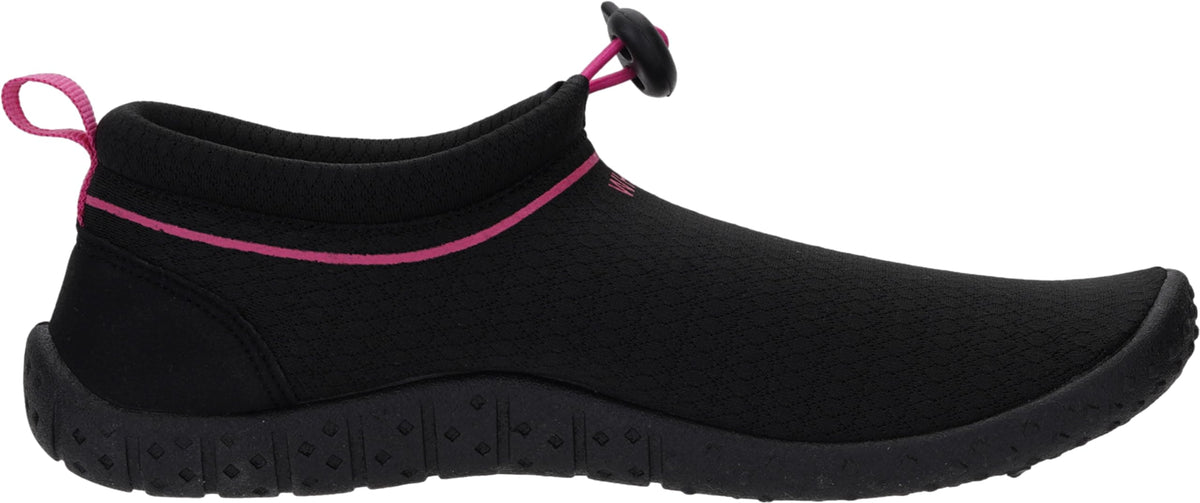 WHITIN Women's Water Shoes Aqua Minimalist Socks Size 11 Barefoot Swim Beach Surf Anti Slip Outdoor Activities Boating Gym Lightweight Sneakers Black/Pink 42