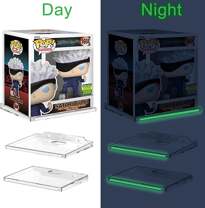 (12 Pack) Clear Floating Wall Shelf, Wall Floating Shelves for Funko Pop, Action Figures,Security Cameras, Baby Monitors, Speakers or any small accessories.Weight capacity is 3lb installed by screws.