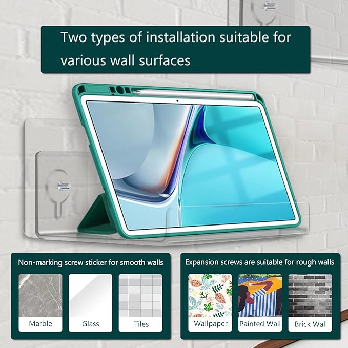 Floating Acrylic Shelves, 8X6 Inch Clear Wall Shelf, Small Plant Shelves, Picture and Toy Display Stand (No Drill, 4 Pack)