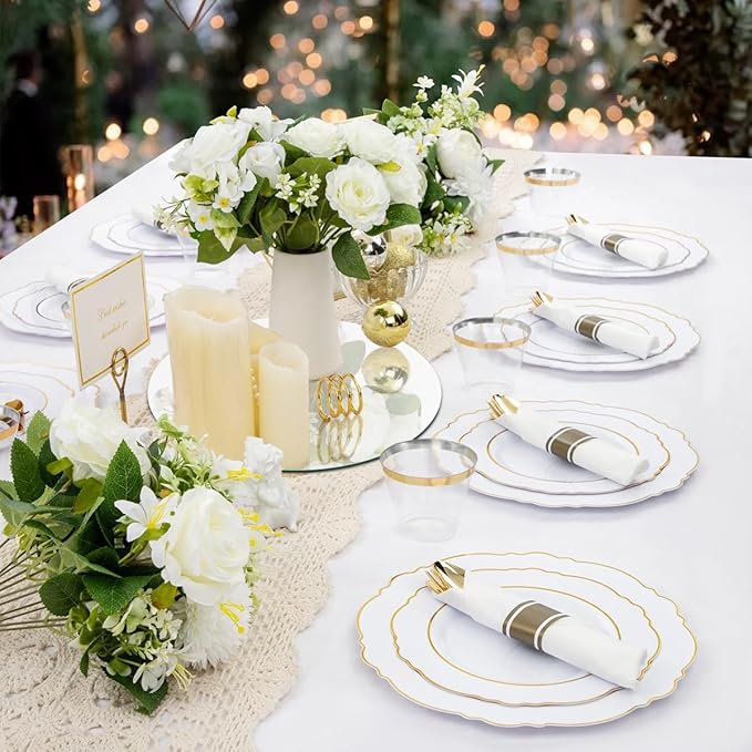 19 Pcs Mirror Centerpieces for Tables, Acrylic Round Small Mirror Trays Decoration Candle Plate Mirrors for Wedding Table Centerpiece Baby Shower Christmas Party Decor and Crafts (12inch/30cm)