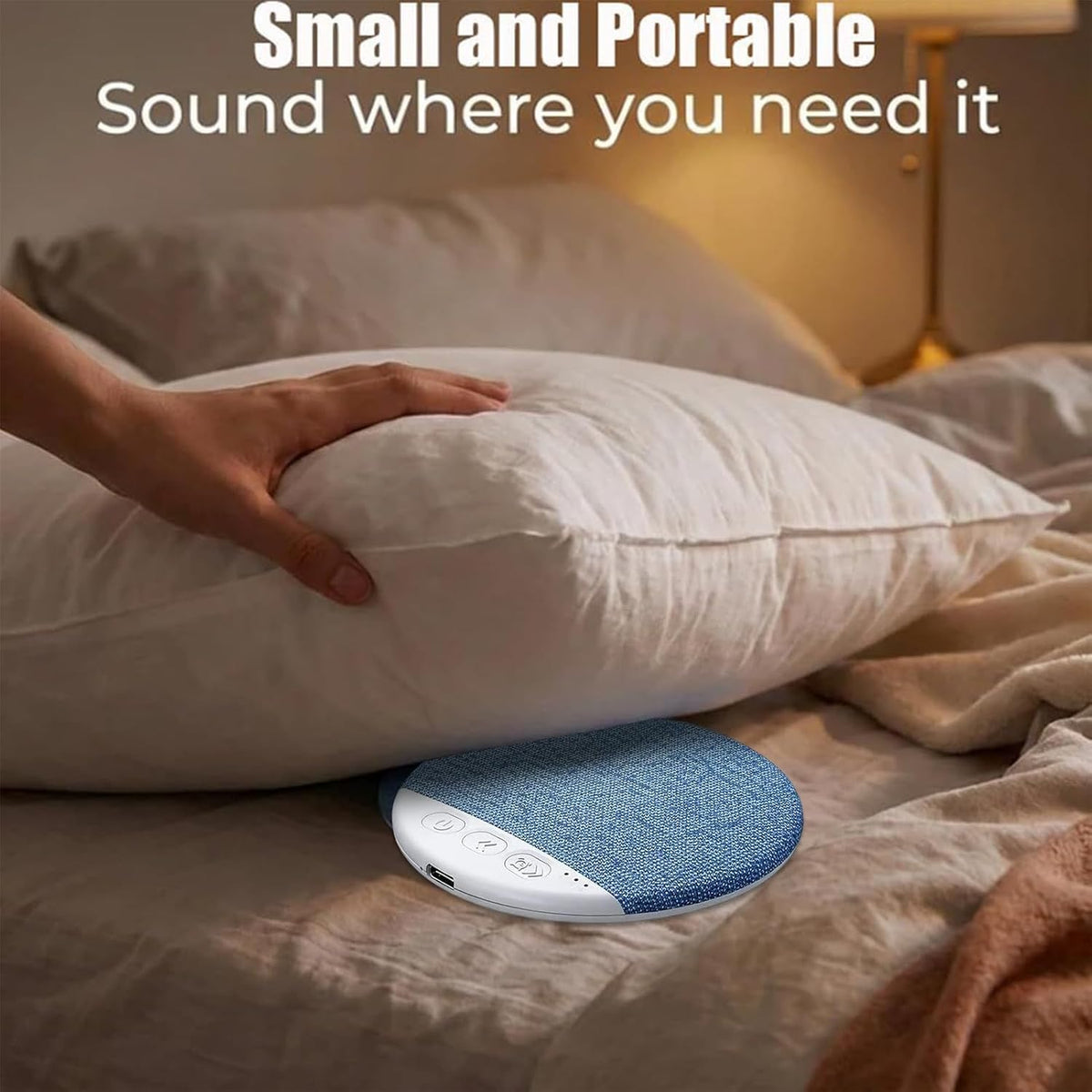 Generic Under Pillow Speaker for Sleep, Bone Conduction Under Pillow Sleep Speaker Timer, Private Bone Conduction