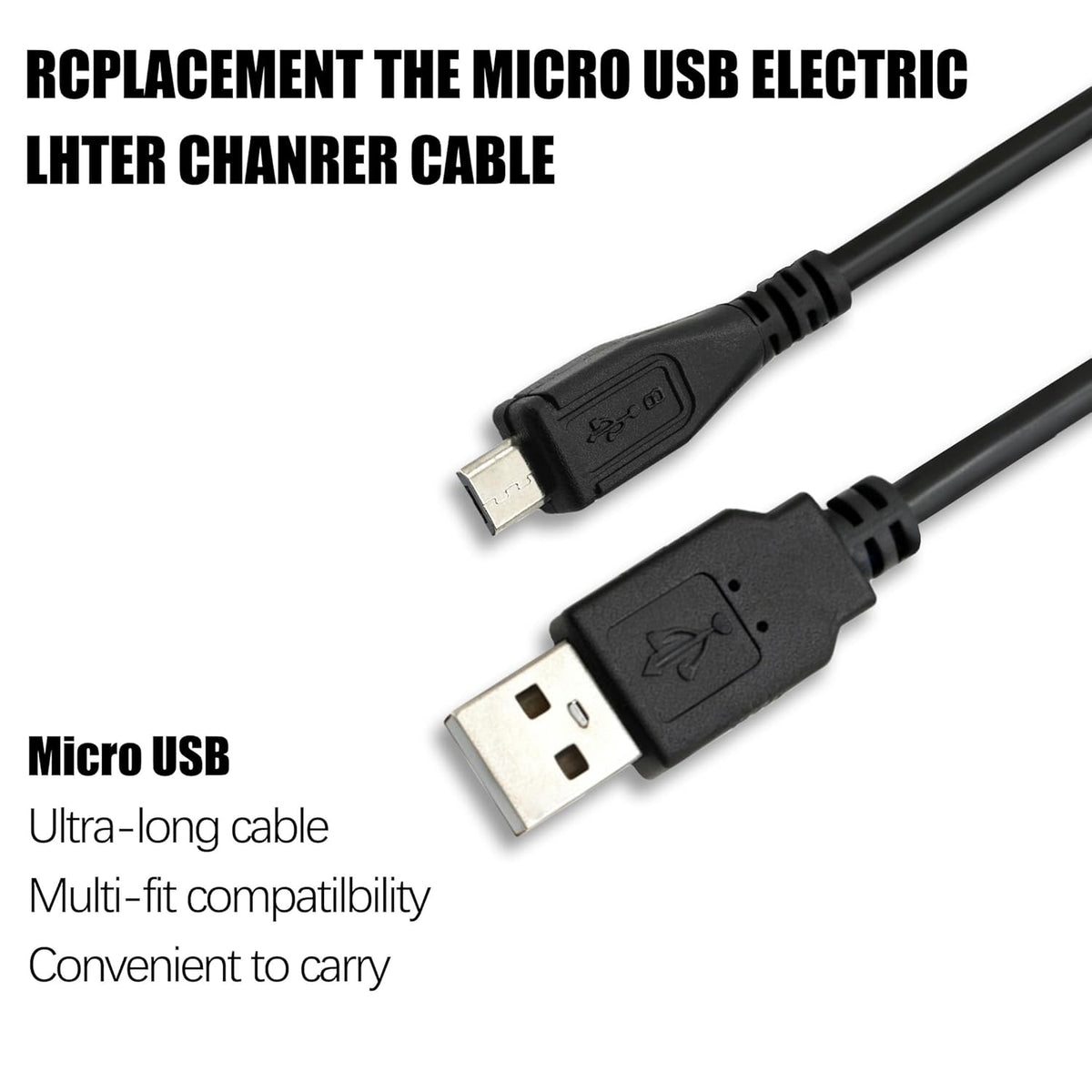 UIGOCLE 2.0 MP3 (3.3FT) Replacement Micro USB Charging Cable, USB Fast Charging Cable, Compatible with Nokia LG Sony