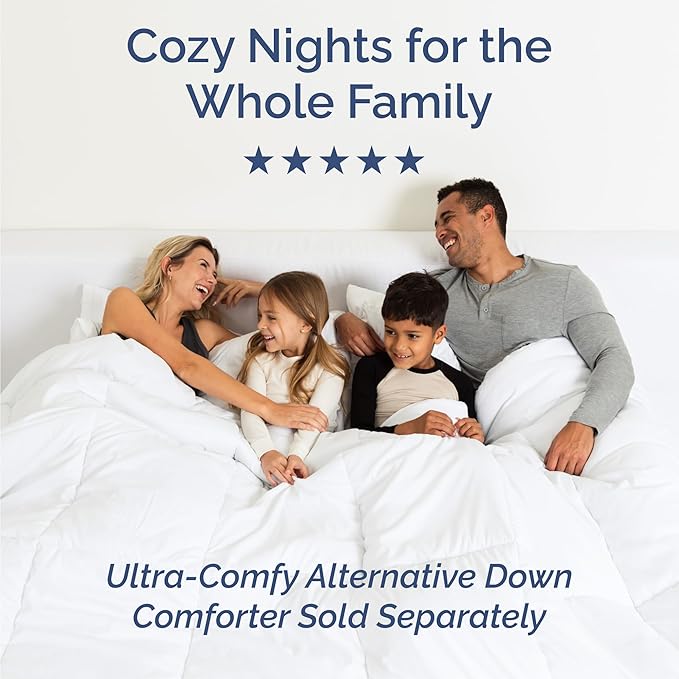 Twin Size 3 Piece Sheet Set - Comfy Breathable & Cooling Bed Sheets Set - Hotel Luxury Bedding for Women, Men, Kids, Teens, Boys & Girls - Deep Pockets, Soft, Wrinkle Free - Oeko-Tex - Blue Stripes 3
