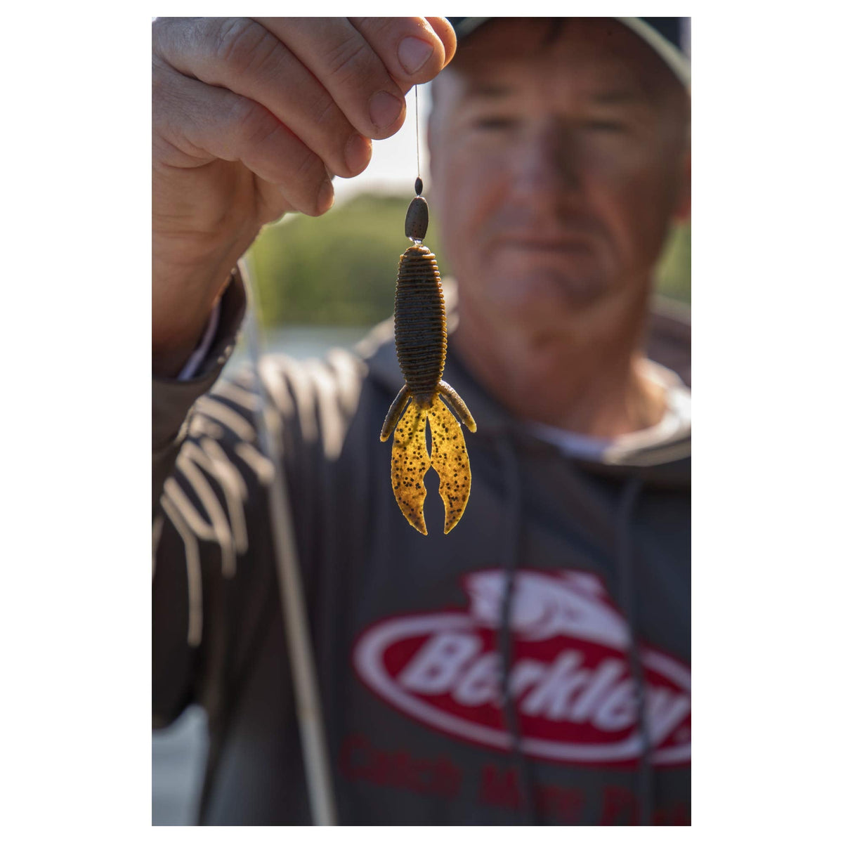 Berkley PowerBait MaxScent Fishing Soft Bait, Black, 4"